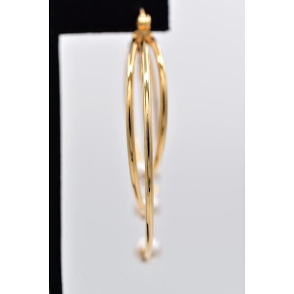 Simone I. Smith Lady of Serenity Hoop Earrings Oprah's Favorite Things 2024 Bin1 - Picture 7 of 12